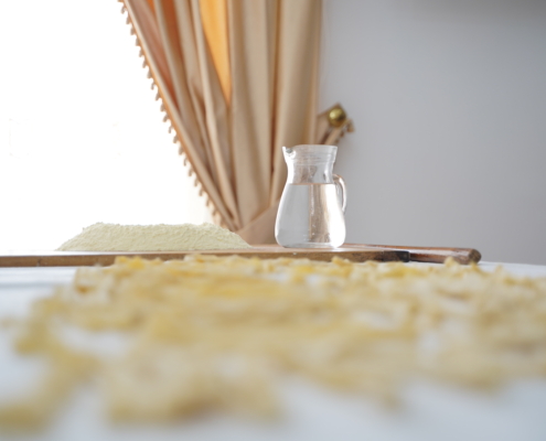 pasta fatta in casa con materie prime biologiche casa di riposo santa maria cocumola attività terapeutica